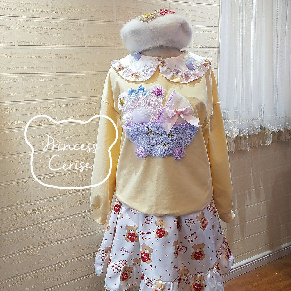 2pieces「Handmade sweatshirt」